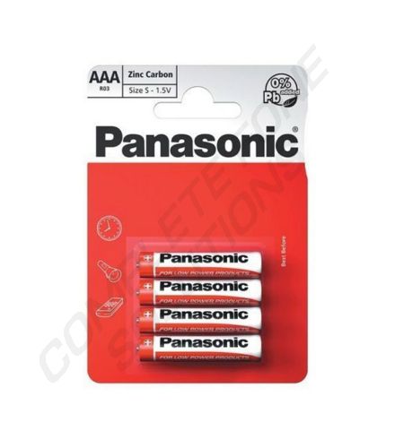 Panasonic Type AAA Battery (Four Pack)