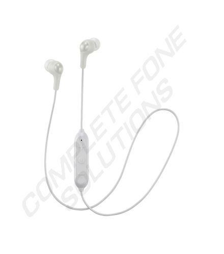 JVC HA-FX9BT-W Gumy Wireless Bluetooth In Ear Headphones - White
