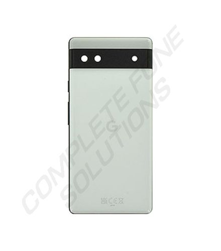 Google Pixel 6a Genuine Service Pack Battery Cover / Chassis - Chalk