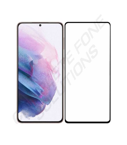 Samsung Galaxy S21 Ultra FULL GLUE Tempered Glass Screen Protector (Black Trim)