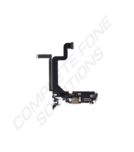 iPhone 14 Pro Max OEM Charge Connector / Charging Port Flex - Gold