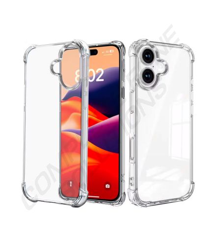 iPhone 17 Shockproof Gel Case - Clear
