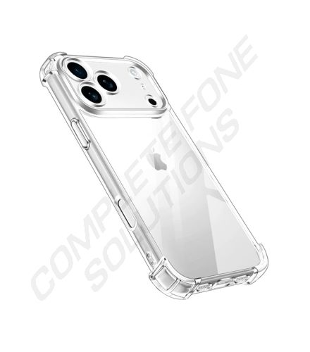 iPhone 17 Pro Shockproof Gel Case - Clear