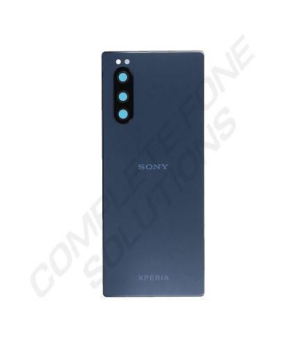 Sony Xperia 5 Genuine Battery Cover / Rear Glass (Pulled)- Blue